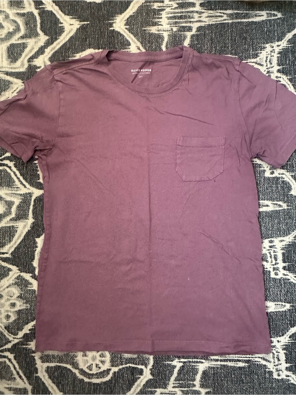 Richer Poorer Plum Short-Sleeve Pocket Tee